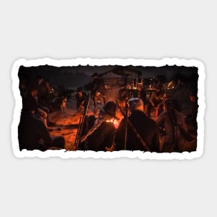 RDRO Retreat Campfire Sticker